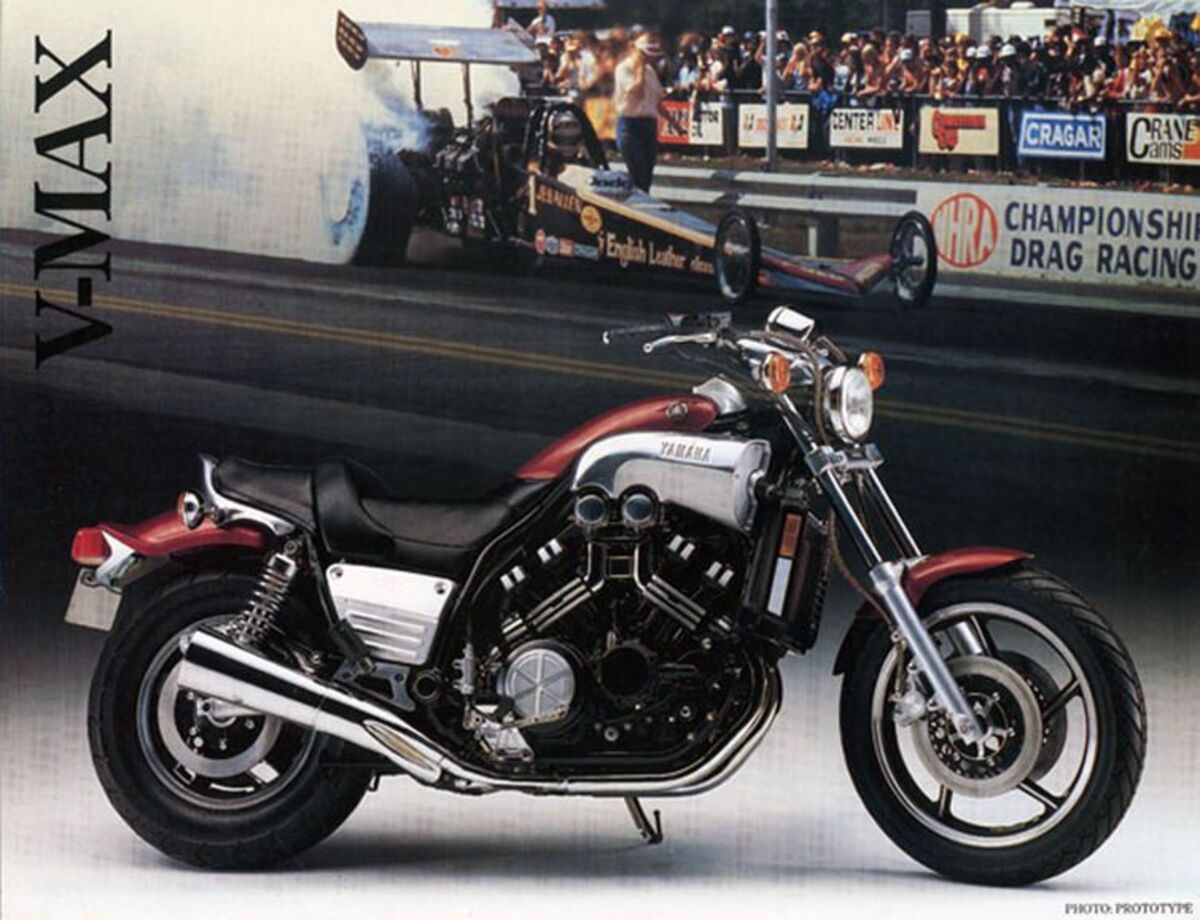 historia de la motocicleta - Yamaha VMAX