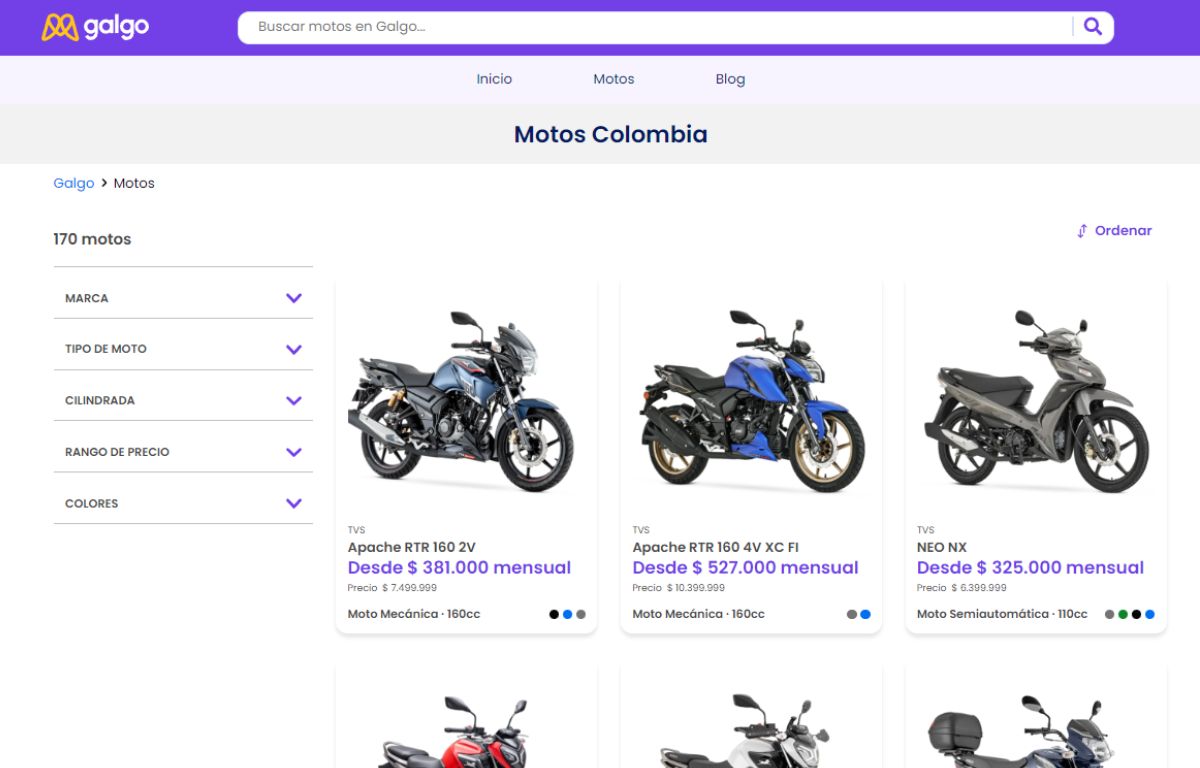 Crédito para moto - Marketplace
