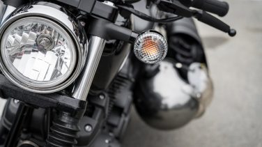 Close up of vintage Motorcycle